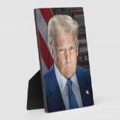 Donald Trump 2025 Amerikaans President Fotoplaat (Zijkant)
