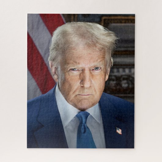 Donald Trump 2025 Amerikaans President Legpuzzel (Verticaal)