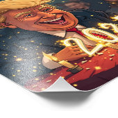 Donald Trump 2025 Foto Afdruk (Hoek)