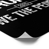 Donald Trump 2025 Wij de mensen 4 juli Electi Poster (Hoek)