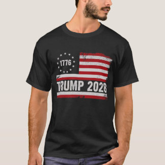Donald Trump 2028 Shirt, 45 47 48 Amerikaanse vlag T-shirt