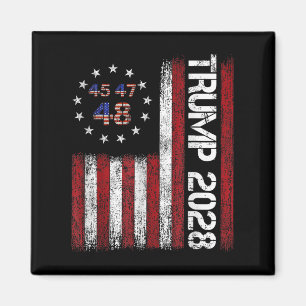 Donald Trump 2028 Trump 45 47 48e President Ameri Magneet