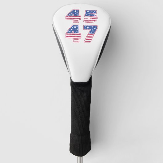 Donald Trump 45-47 Golfheadcover (Voorkant)