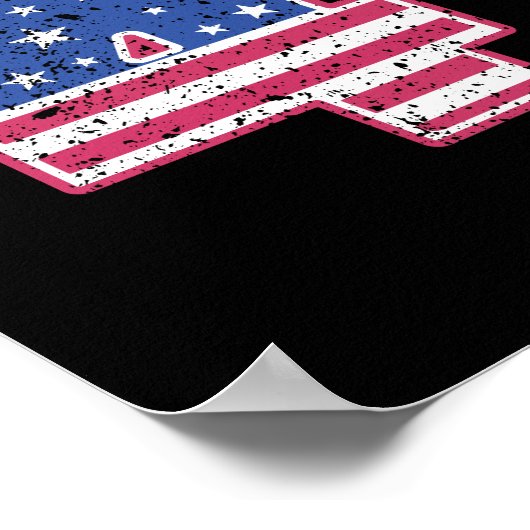 Donald Trump 45-47 Poster (Hoek)