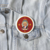 Donald Trump 45e President Ronde Button 7,6 Cm (In situ)