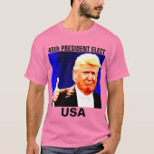 Donald Trump 45ème Président, T-shirts Adidas (Devant)