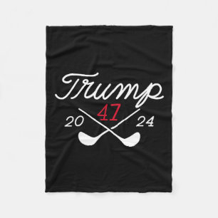 Donald Trump 47 2024 Fleece Deken