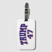 Donald Trump 47 Bagagelabel (Voorkant (verticaal))