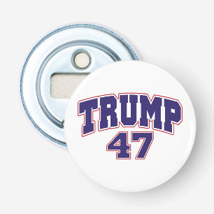 Donald Trump 47 Button Flesopener