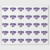 Donald Trump 47 Cadeaupapier (Vlak)