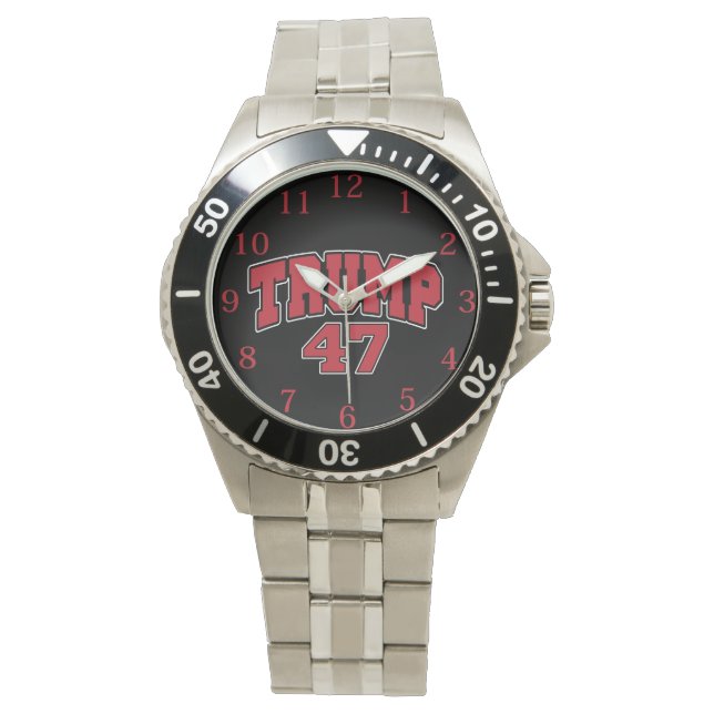 Donald Trump 47 Horloge (Voorkant)