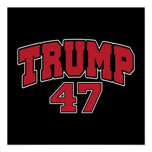 Donald Trump 47 Perfect Poster (Voorkant)