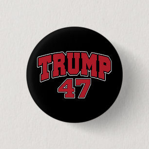 Donald Trump 47 Ronde Button 3,2 Cm