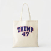 Donald Trump 47 Tote Bag (Voorkant)