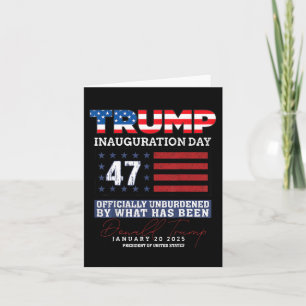 Donald Trump 47e President 2025 Inauguratie Vereni Kaart