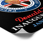 Donald Trump 47e President 2025 Inauguratie Vereni Poster (Hoek)