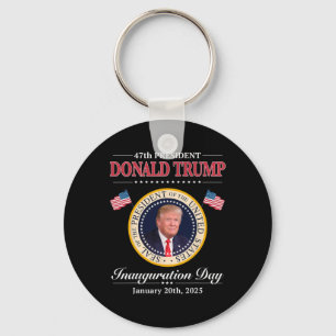 Donald Trump 47e president inauguratie 2025 aanhan Sleutelhanger