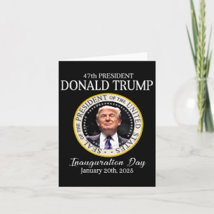 Donald Trump 47e President Inauguratie 2025 Supp Kaart