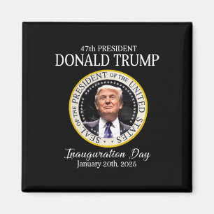 Donald Trump 47e President Inauguratie 2025 Supp Magneet