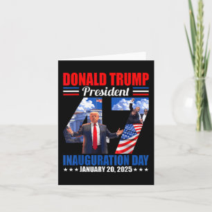 Donald Trump 47e President Inauguratiedag Janua Kaart
