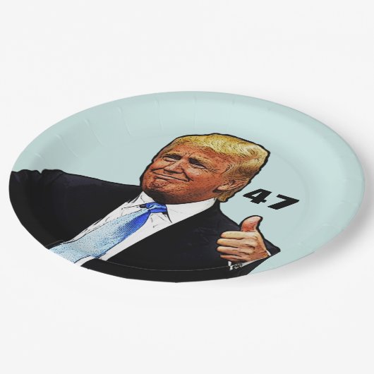 DONALD TRUMP 47E PRESIDENT PAPIEREN BORDEN PAPIEREN BORDJE (Gekanteld)