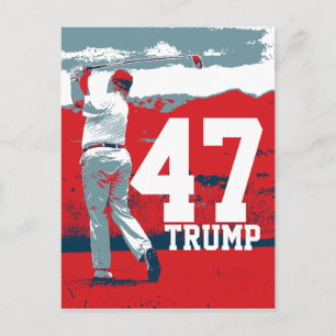 Donald Trump 47ste President Briefkaart