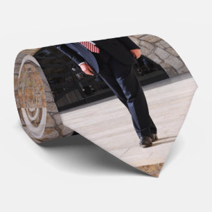 Donald Trump aan de Westerne muur in Israël Stropdas