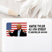 DONALD TRUMP Aangepaste Retour Adreslabels Etiket (Insitu)