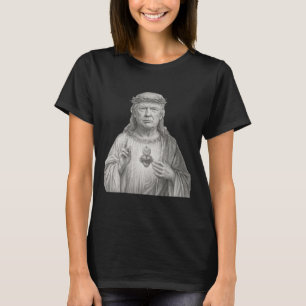 Donald Trump Als Jezus - Geloof En Patriottisme Vo T-shirt