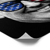 Donald Trump American Flag 4th Of July Poster (Hoek)