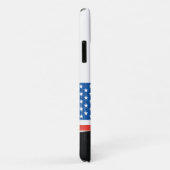 Donald Trump American Flag Custom Text Case-Mate iPhone Case (Achterkant/rechts)
