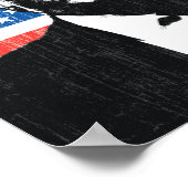 Donald Trump American Flag Custom Text Poster (Hoek)