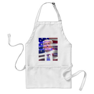 donald trump american flag standaard schort
