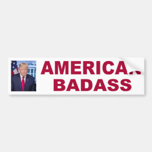 Donald Trump Amerikaanse Badass 2020 Bumpersticker