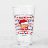 DONALD TRUMP Angry Kerstmis Glas (Voorkant)