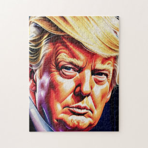 DONALD TRUMP ART JIGSAW PUZZLES