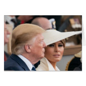 Donald Trump Avec La Première Dame Melania (Devant horizontal)