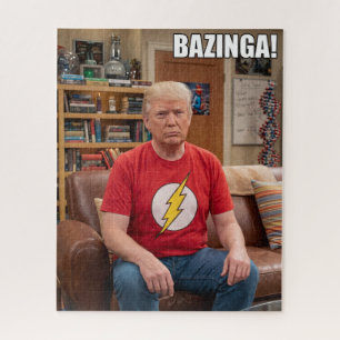 Donald Trump Bazinga Puzzel Grappige Grap