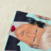 DONALD TRUMP Beach Towel Strandlaken (In situ)