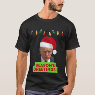 Donald Trump begroet Willow Day in kerstseizoen T-shirt