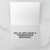 DONALD TRUMP BIRTHDAY CHOCOLATE CAKE 5X7 KAARTEN (Binnen)