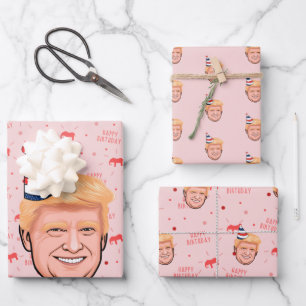 DONALD TRUMP BIRTHDAY INPAKPAPIER VEL