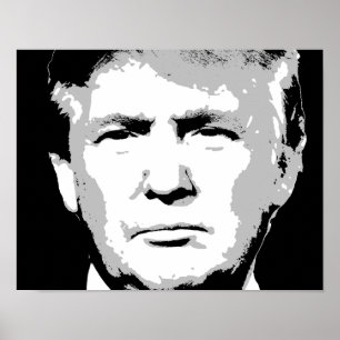 DONALD TRUMP BLOCK DESIGN POSTER
