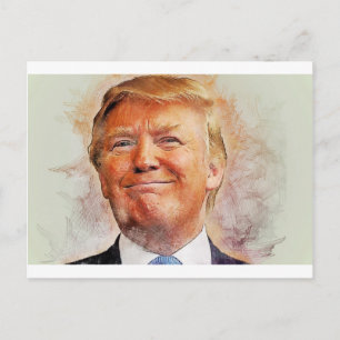Donald Trump Briefkaart