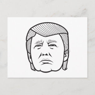 donald trump briefkaart