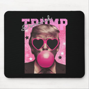 Donald Trump Bubble Gum Pink Sungles Muismat