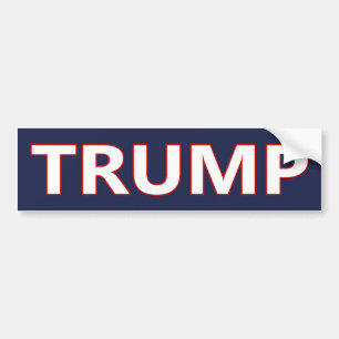 DONALD TRUMP Bumper Sticker GRAS #MAGA