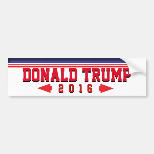 Donald Trump Bumpersticker (Voorkant)
