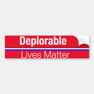 Donald Trump Bumpersticker Debetreable Lives