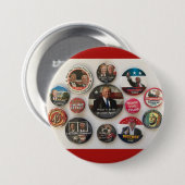 Donald Trump Button Collage (Voorkant /achterkant)
